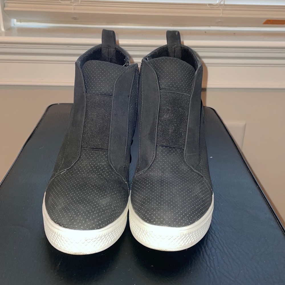 Ccocci black wedge sneakers